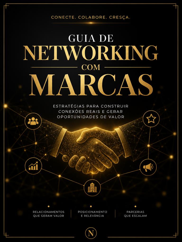 Capa do e-book Networking com Marcas