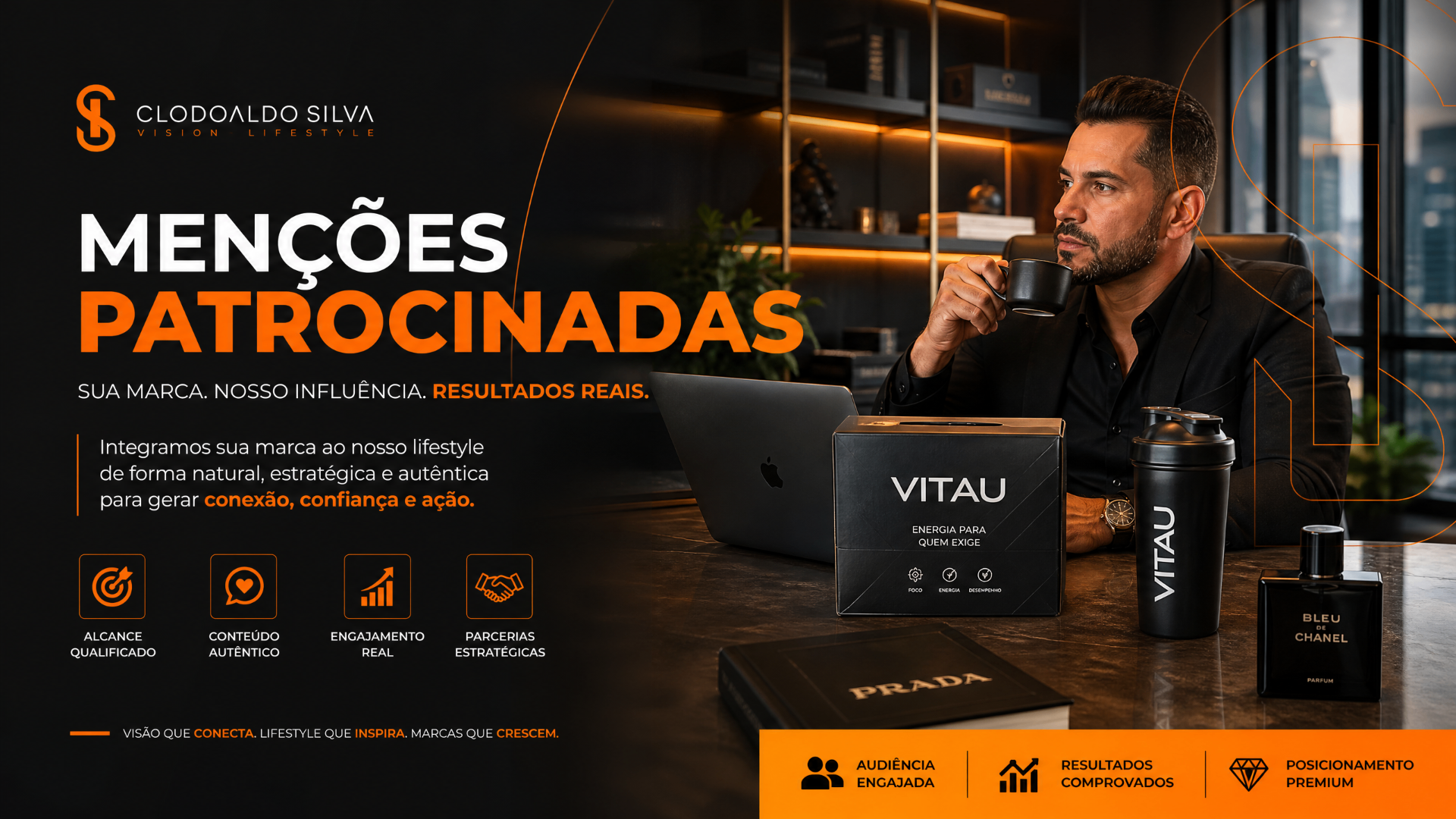 Capa do serviço Menção Patrocinada