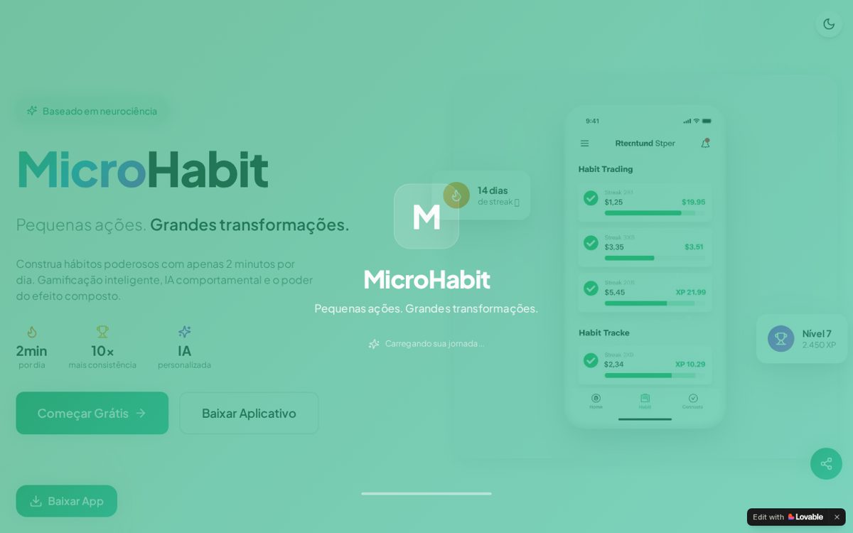 Capa de MicroHabit