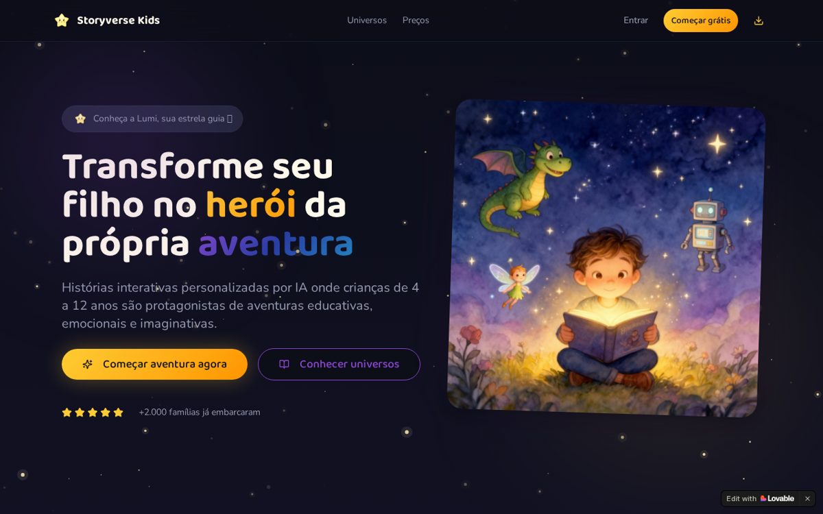 Capa de Storyverse Kids