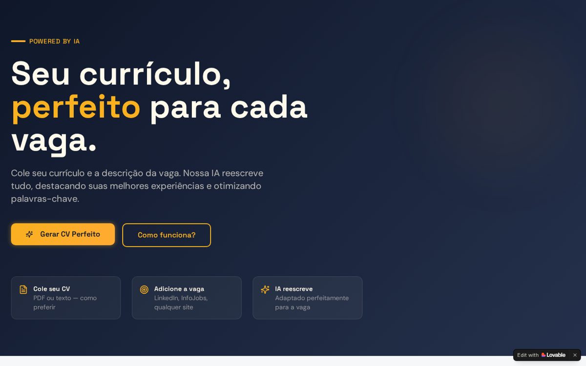 Capa de JobLens